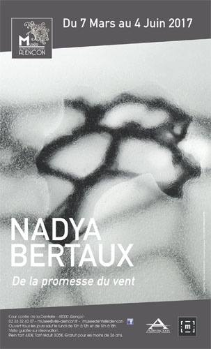 Affiche d'exposition à Alençon, du sculpteur Nadya Bertaux