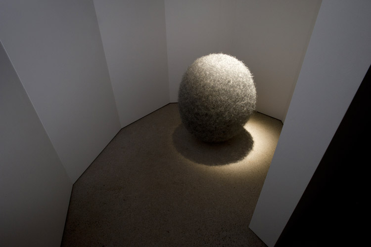 La larme du vent Tumbleweed 1, installation de Nadya Bertaux