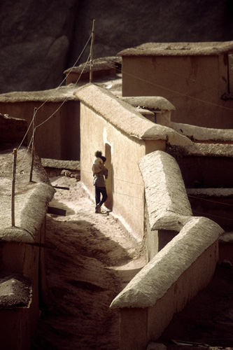 Ruelle d4un ksar dans la vallée du Dades