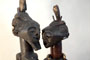 Tetes de statuettes africaines