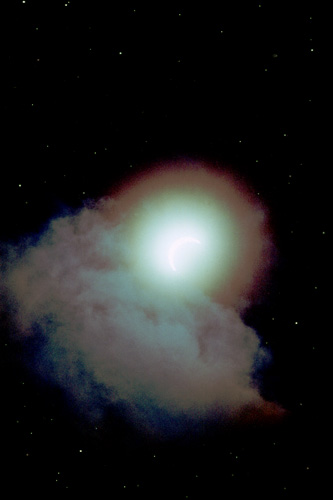 Interprétation stellaire sur une éclipse