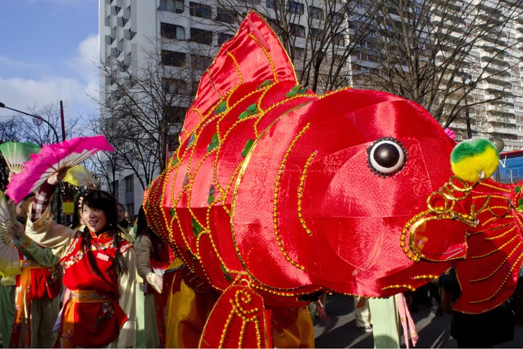 Paris, nouvel an chinois dans le treizième arrondissement